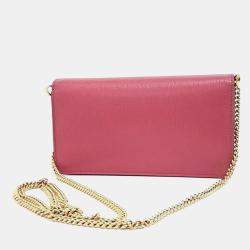 Prada Pink  Leather Vitello Crossbody Bag