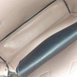 Pre Owned Prada Black Leather Saffiano Hanbag 