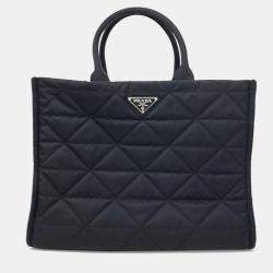 Prada Re shelling Nylon tote black