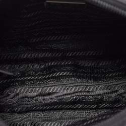 Prada Black Nylon Re-Edition 2000 Baguette Bag