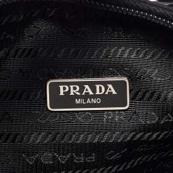 Prada Black Nylon Re-Edition 2000 Baguette Bag