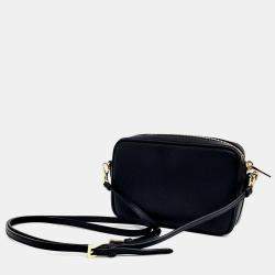 Pre Owned Prada Black Saffiano Leather Mini Bag