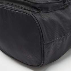 Prada Black Nylon Duet Drawstring Bucket Bag