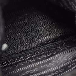 Prada Black Nylon Duet Drawstring Bucket Bag