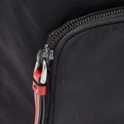 Prada Black Nylon Duet Drawstring Bucket Bag