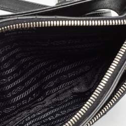 Prada Black Diagramme Leather Belt Bag