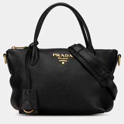 Prada Vitello Daino Satchel Bag