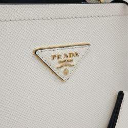 Prada Saffiano Pannier Tote and Shoulder Bag