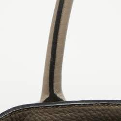 Pre Owned Prada Beige Vitello Daino Leather Shopper Tote