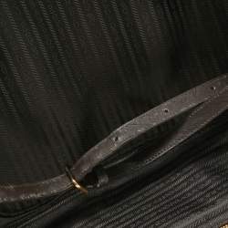 Prada Beige/Brown Calf Hair Rolling Trolley Luggage
