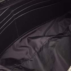Pre Owned Prada Black Nylon Zip Wristlet Pouch