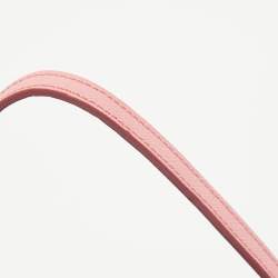Pre Owned Prada Pink Gaufre Nylon Baguette Bag