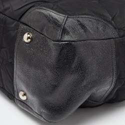 مملوكة مسبقًا Prada Black Nylon and Leather Shopper Tote