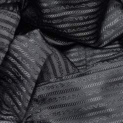 مملوكة مسبقًا Prada Black Nylon and Leather Shopper Tote