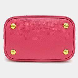 Prada Saffiano Pannier Tote and Shoulder Bag