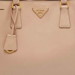 Pre Owned Prada Beige Saffiano Lux Leather Large Galleria Tote