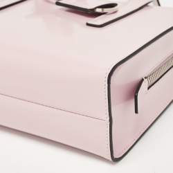 Pre Owned Prada Pink Brushed Leather Re-edition 1995 Tote