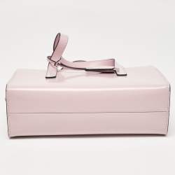 Pre Owned Prada Pink Brushed Leather Re-edition 1995 Tote