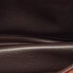 Pre Owned Prada Brown Velvet Pionniere Saddle Bag
