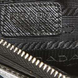 Pre Owned Prada Black Re-Nylon Lanyard Pouches