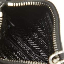 Pre Owned Prada Black Re-Nylon Lanyard Pouches