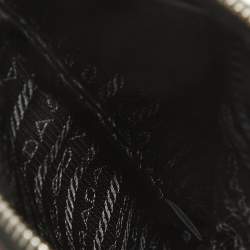 Pre Owned Prada Black Re-Nylon Lanyard Pouches