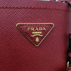 Prada Saffiano Pannier Tote and Shoulder Bag