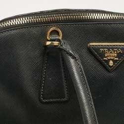 Prada Black Saffiano Leather Medium Promenade Bag