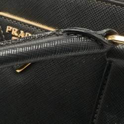 Prada Black Saffiano Leather Medium Promenade Bag