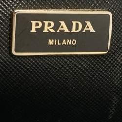 Prada Black Saffiano Leather Medium Promenade Bag