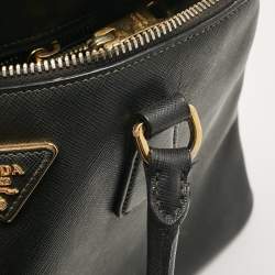 Prada Black Saffiano Leather Medium Promenade Bag