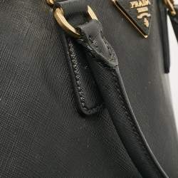 Prada Black Saffiano Leather Medium Promenade Bag