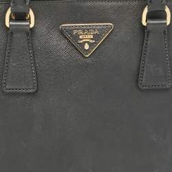 Prada Black Saffiano Leather Medium Promenade Bag