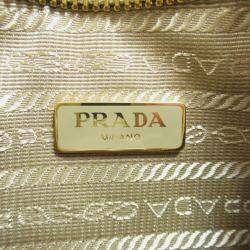 Prada Yarn Raffia Effect Crochet Re-Edition 2005 Shoulder Bag