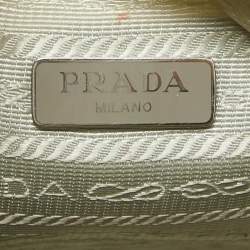 Prada Light Green Leather and Nylon Re-Edition 2005 Bag