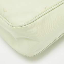 Prada Light Green Leather and Nylon Re-Edition 2005 Bag