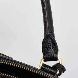 Pre Owned Prada Black Saffiano Leather Large Galleria Tote