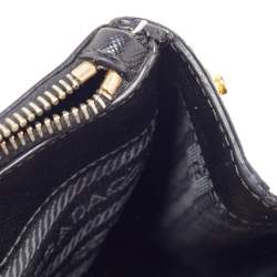 Pre Owned Prada Black Saffiano Leather Large Galleria Tote