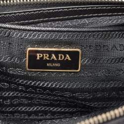 Pre Owned Prada Black Saffiano Leather Large Galleria Tote