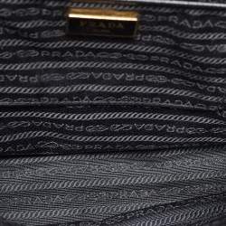 Pre Owned Prada Black Saffiano Leather Large Galleria Tote