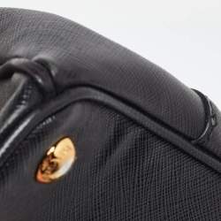 Pre Owned Prada Black Saffiano Leather Large Galleria Tote