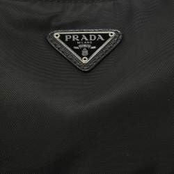 Pre Owned Prada Black Nylon and Leather Re-Edition 2005 Crossbody Bag