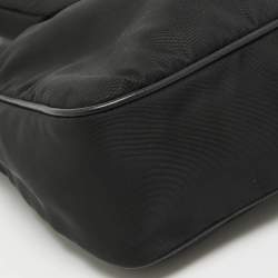 Pre Owned Prada Black Nylon and Leather Re-Edition 2005 Crossbody Bag