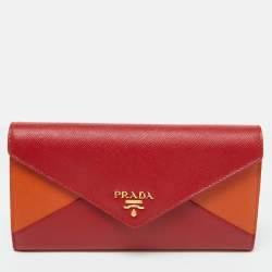 Prada vitello move envelope wallet best sale