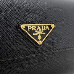 Prada Saffiano Clutch and Crossbody Bag
