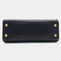 Pre Owned Prada Saffiano Tote And Shoulder Bag