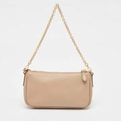 Pre Owned Prada Beige Saffiano Lux Leather Re-Edition 2000 Bag