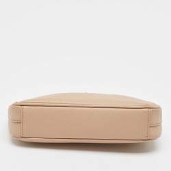 Pre Owned Prada Beige Saffiano Lux Leather Re-Edition 2000 Bag