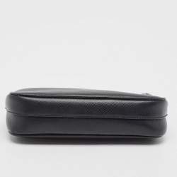 Pre Owned Prada Black Saffiano Lux Leather Mini Re-edition Bag