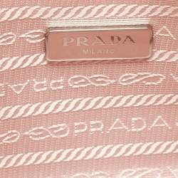 Pre Owned Prada Pink Re-Nylon Re-Edition 2000 Baguette Bag